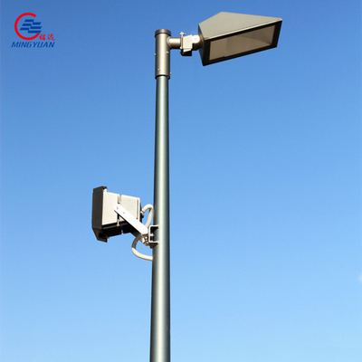 χάλυβας Πολωνός 6m CCTV 4m 5m γαλβανισμένος 10m ιστός CCTV Q235B κωνικός γύρω από εκλεπτυμένος τηλεσκοπικός