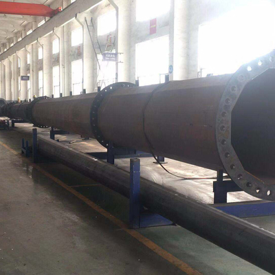 110kv γαλβανισμένη υψηλή τάση ηλεκτρικός Πολωνός Hexadecagon 9m χρησιμότητα