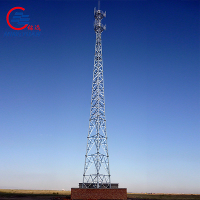 Q355b 25m χάλυβας Πολωνός ιστών καλωδίων GSM πύργων Q460 κυττάρων Guyed