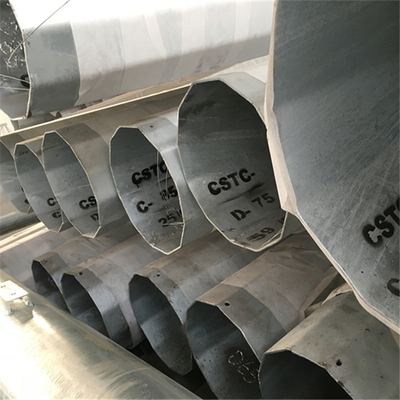 Q355b 25m χάλυβας Πολωνός ιστών καλωδίων GSM πύργων Q460 κυττάρων Guyed