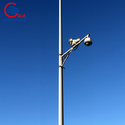 Τοποθετημένος ο κάμερα χάλυβας Πολωνός CCTV γαλβάνισε την οκτάγωνη χρησιμότητα μετάλλων ελέγχου ασφάλειας