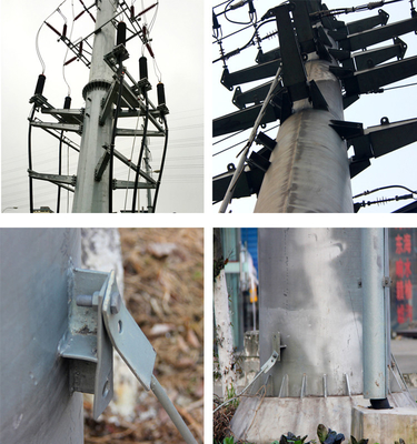 35 Kv Πύργος μεταφοράς ηλεκτρικής ενέργειας υψηλής τάσης Ζυγισμένο χάλυβα
